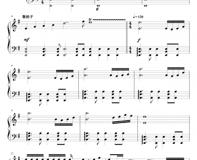 李铮钢琴谱-序曲-MITR