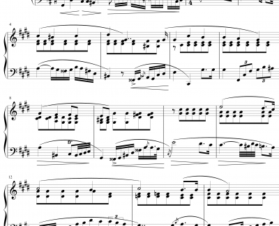肖邦练习曲第19首钢琴谱-大提琴练习曲-肖邦-chopin