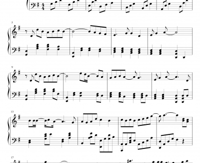 唯一的爱钢琴谱-《匹诺曹》插曲-k.will