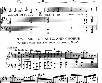 O thou that tellest good tidings to Zion钢琴谱-Handel