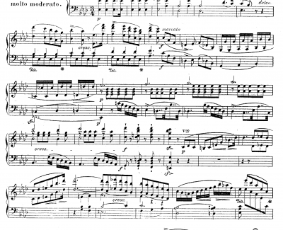 降A大调第八钢琴协奏曲Op.218钢琴谱-赫尔兹