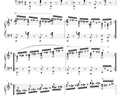 车尔尼练习曲op365.19钢琴谱-车尔尼-Czerny