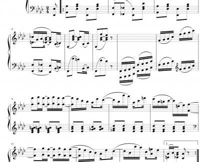 剑兰拉格钢琴谱-斯科特 乔普林