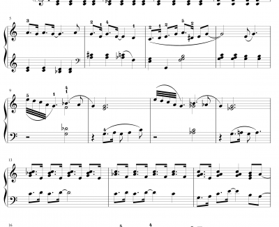 美国歌曲钢琴谱-爵士-伊贝尔
