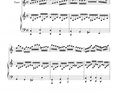 Study for Three Hands钢琴谱-海上钢琴师