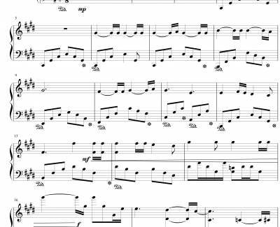 僵尸新娘中Victor的独奏钢琴谱-Danny Elfman-钢琴
