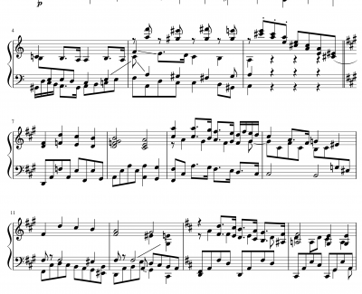 前奏曲，作品14，第2号钢琴谱-DanielInC