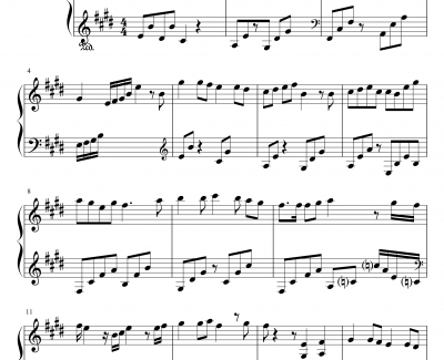 Melodies of life钢琴谱-完美修改版-最终幻想