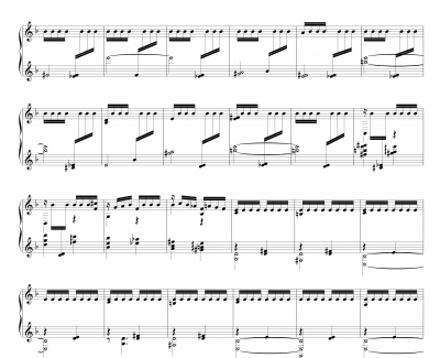 爆竹钢琴谱-冥想集-升c小调