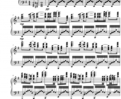 Etude in E minor钢琴谱-项海波