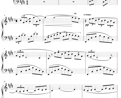 Arabesque钢琴谱-Claude Debussy