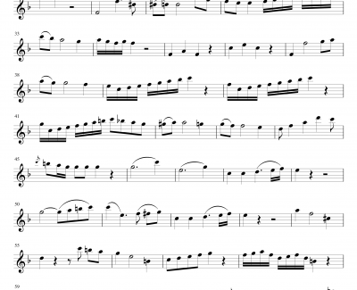 降E大调圆号协奏曲钢琴谱-bB单簧管版-莫扎特