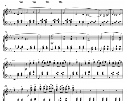 第二号华尔兹钢琴谱-the Second Waltz-Dimitri Shostakovitch