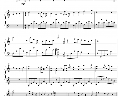生ある彩の祭钢琴谱-WHITE-LIPS