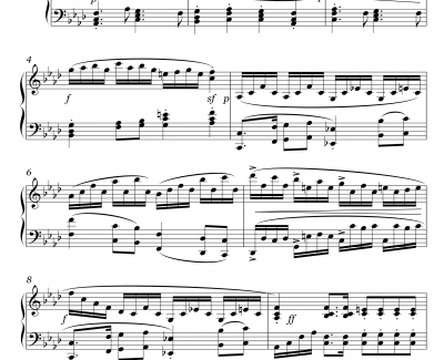 Allegro Vivace, Op.1 No.2钢琴谱-Rachmania!