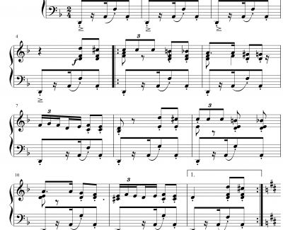 卡门钢琴谱-较完美版-比才-Bizet