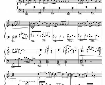 clannad op1钢琴谱-Clannad