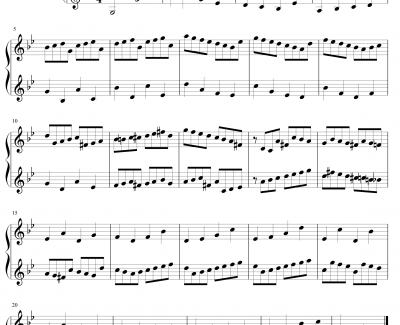 Canon Diverse in G minor钢琴谱-舍勒七世