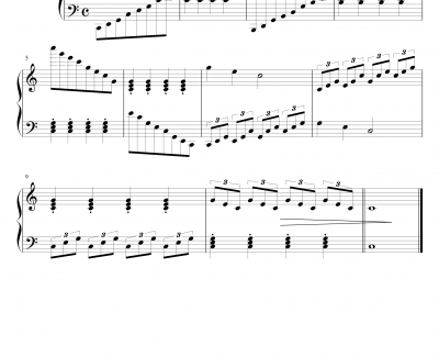 练习曲钢琴谱-gzf135