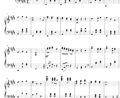 小溪奏鸣曲钢琴谱-yutianyue126
