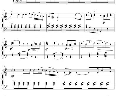 Sonata K.310钢琴谱-动画-莫扎特