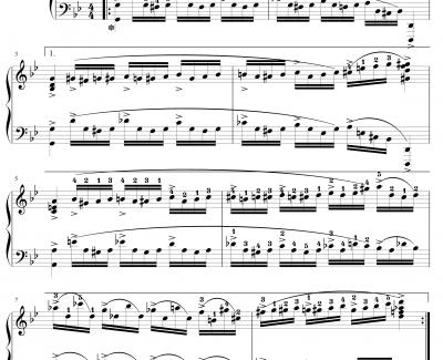 雷雨练习曲W钢琴谱-hardy419