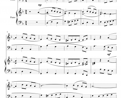 巴洛克风格小提琴协奏曲第一乐章钢琴谱-巴洛克