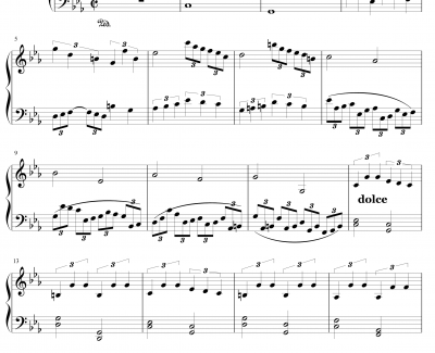 C小调第一钢琴奏鸣曲第二乐章钢琴谱-Ver 2011.6-舍勒七世