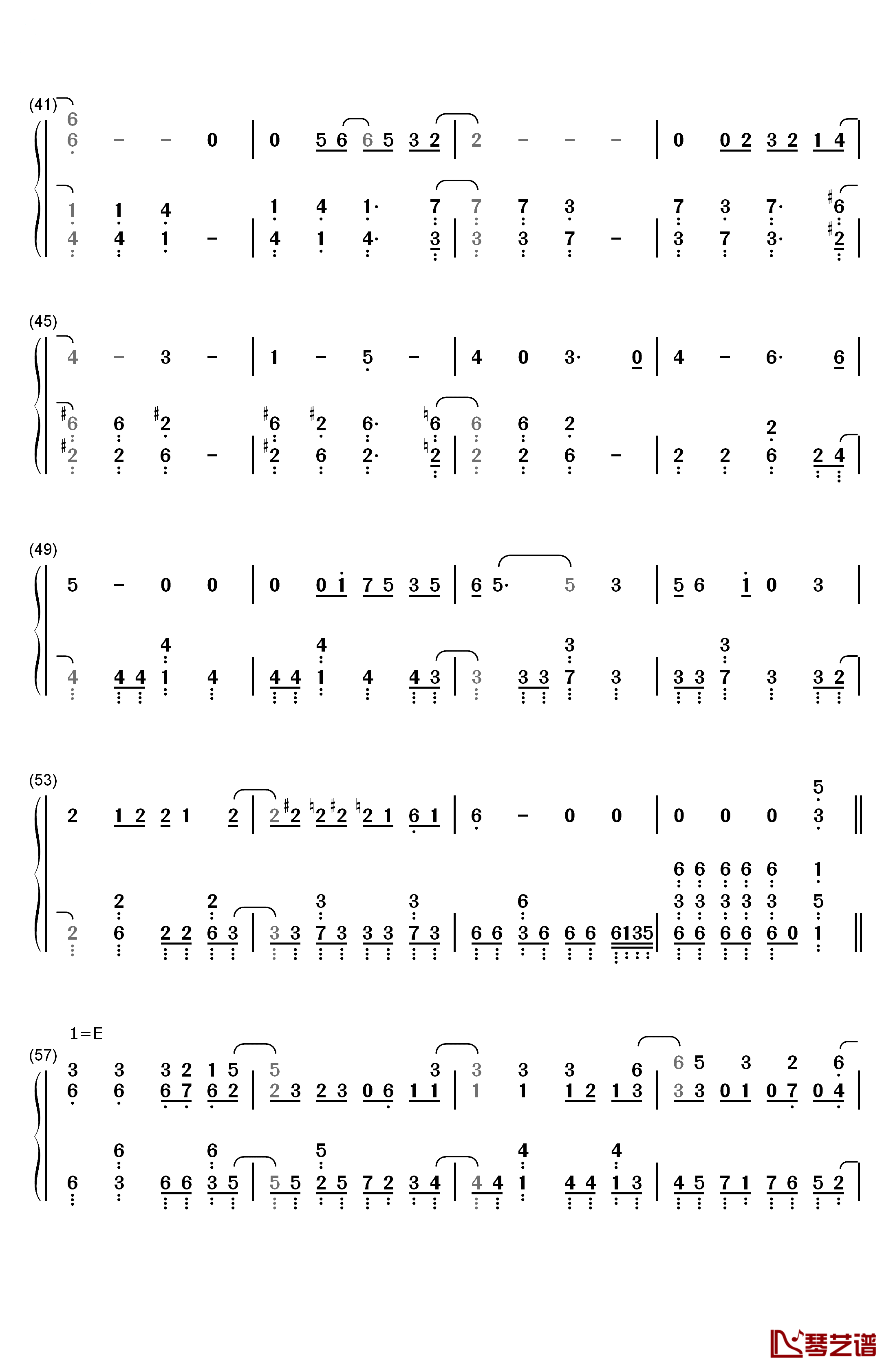 チルドレンレコード 钢琴简谱-数字双手-IA（じん）3