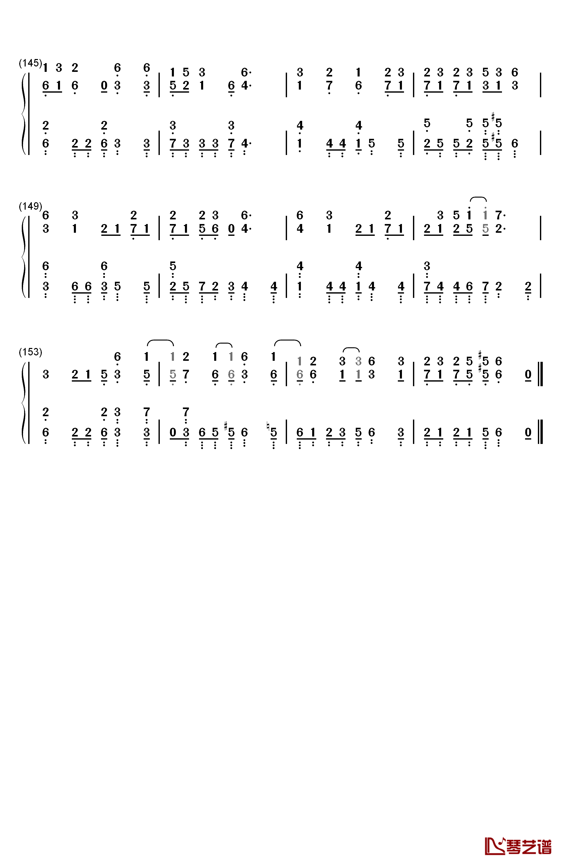チルドレンレコード 钢琴简谱-数字双手-IA（じん）8