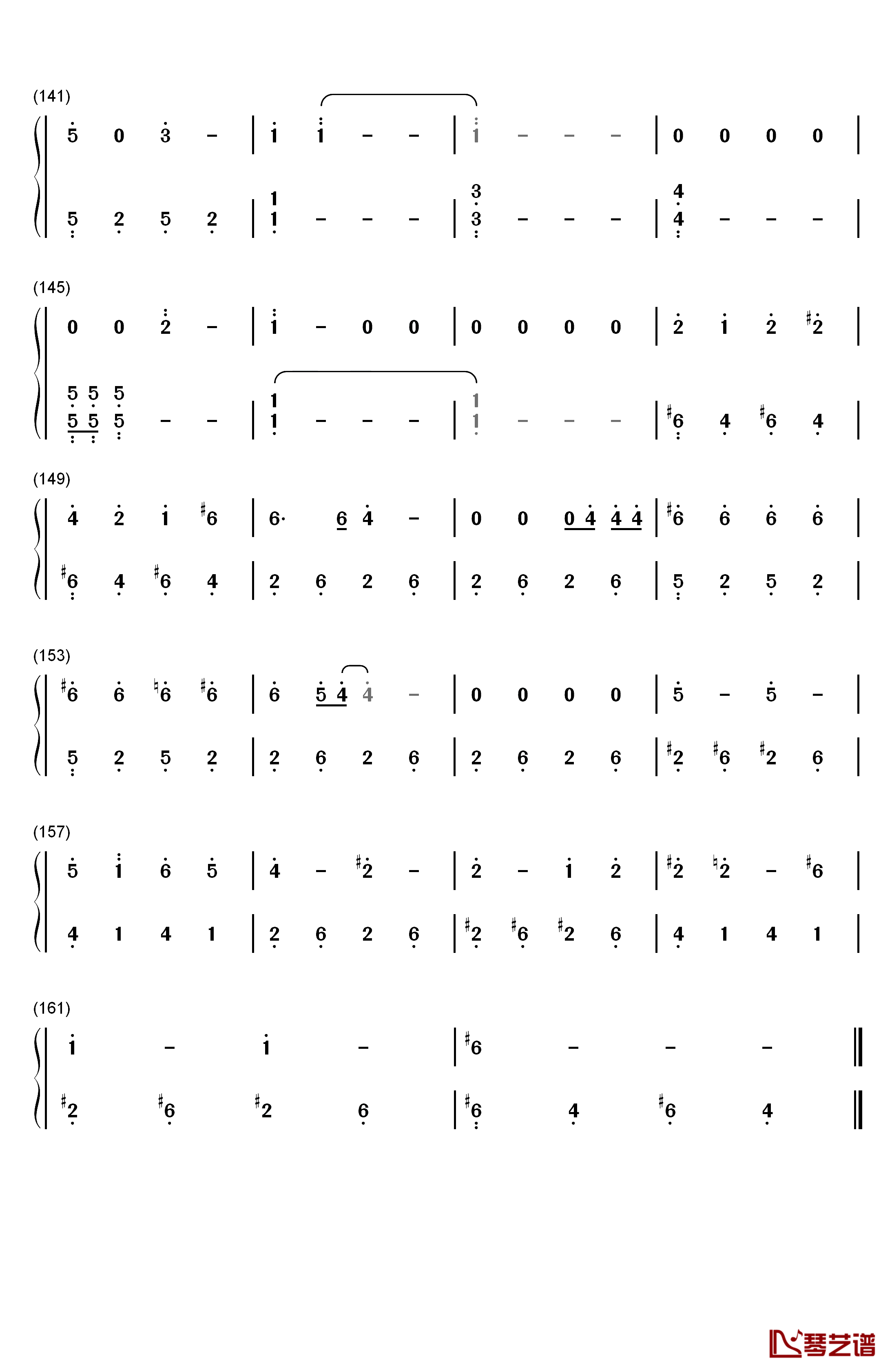 ジコチュー乃版本46钢琴简谱-数字双手-乃木坂467