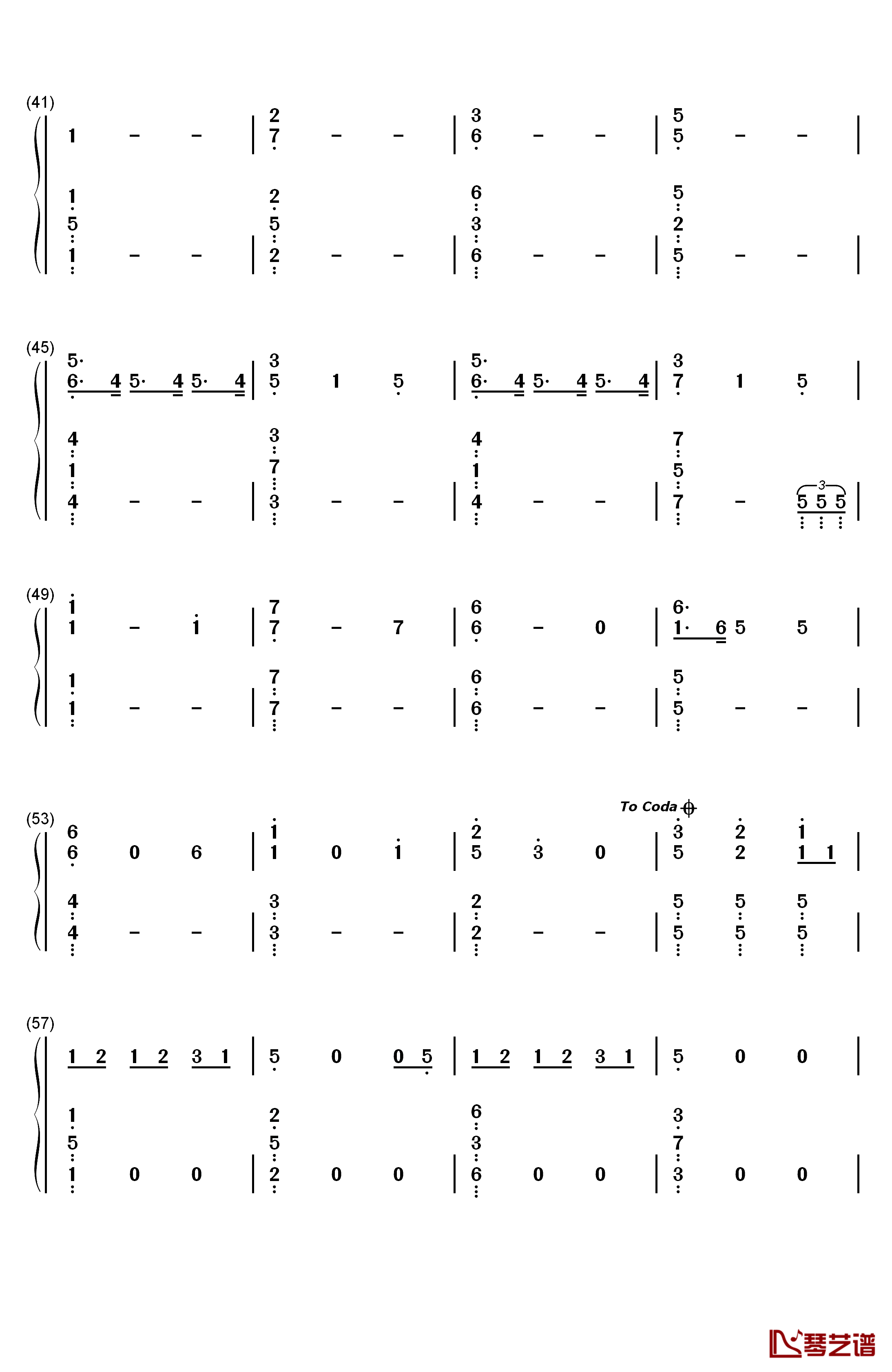 Two Fux钢琴简谱-数字双手-Adam Lambert3