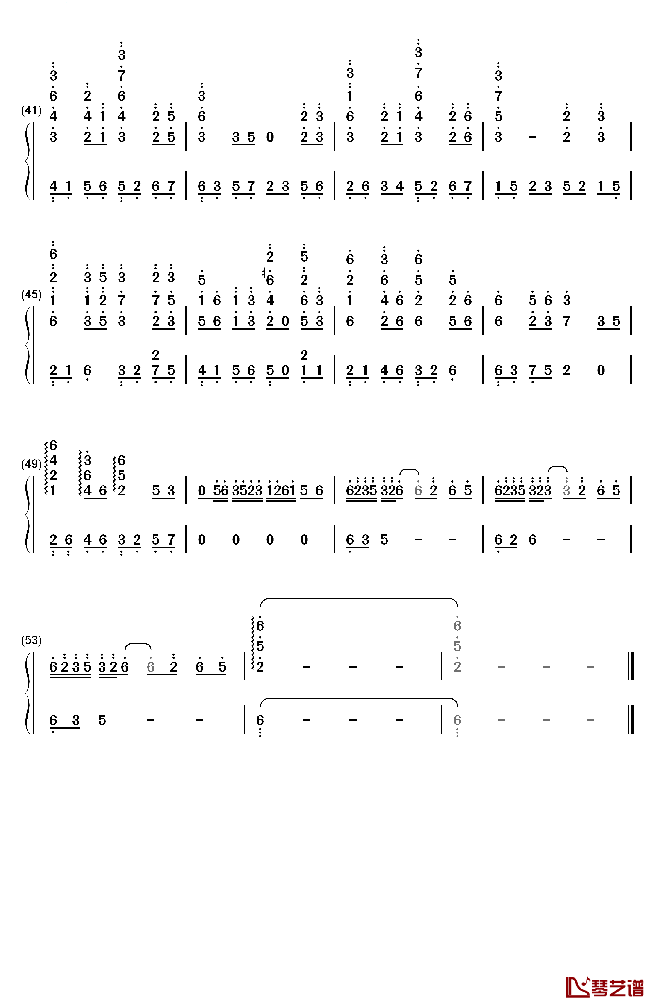 Loadstar钢琴简谱-数字双手-M2U3