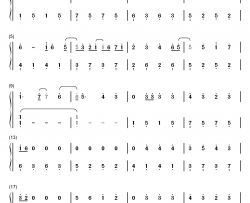 ジコチュー乃版本46钢琴简谱-数字双手-乃木坂46