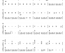 Oogway Ascends钢琴简谱-数字双手-Hans Zimmer