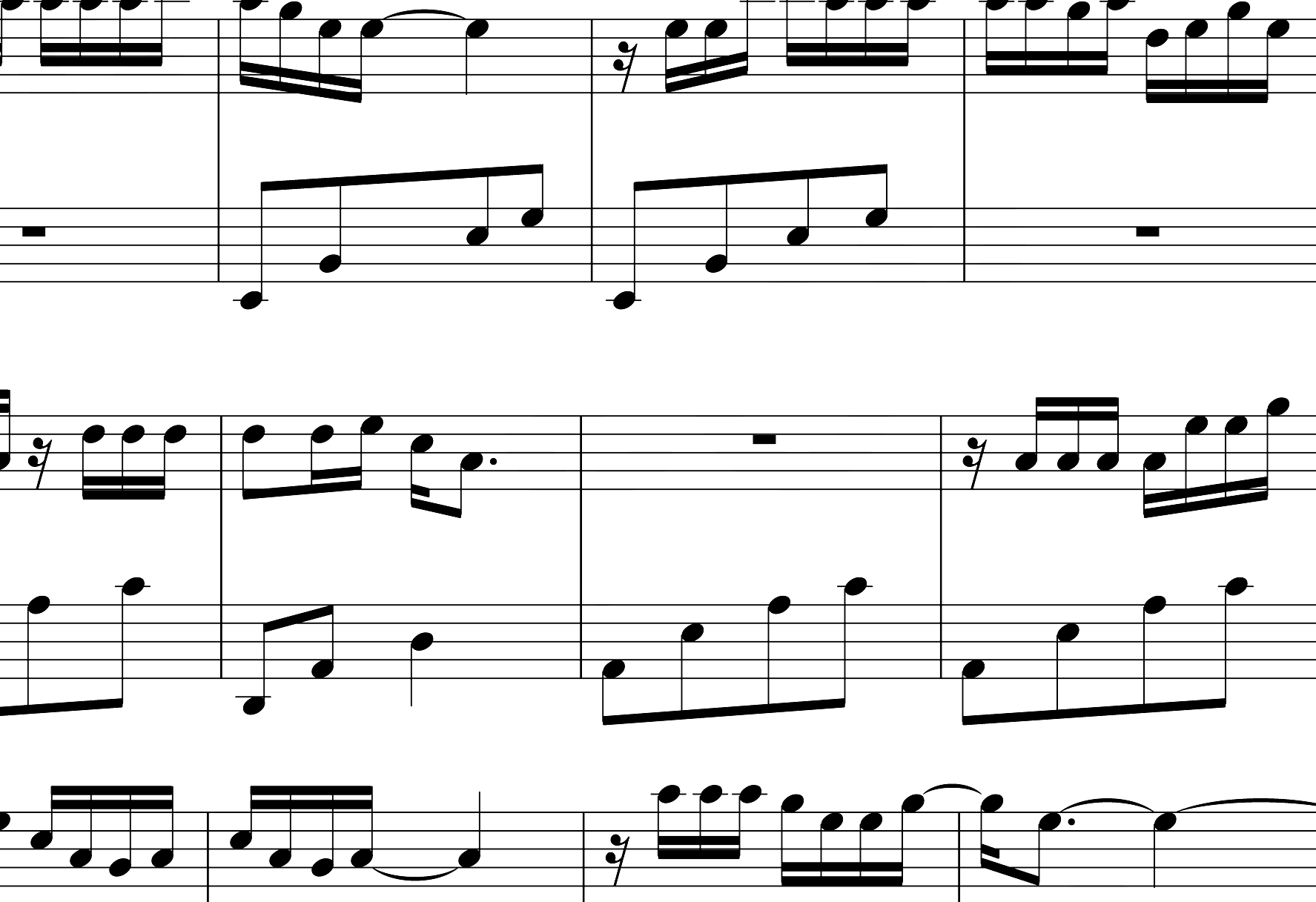 喀什噶尔胡杨钢琴谱-C调简单版-刀郎-胡杨树千年不死，死后千年不倒，倒后千年不朽。