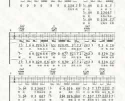 《达尼亚》吉他谱-朴树-六线谱-弹唱谱完整版